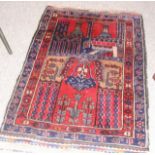 Persian Style Patterned Rug (53” x 33”). £80/120