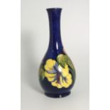 Moorcroft Bottle Shaped Vase – 10¾” high. £100/150