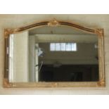 Gilt Framed Wall Mirror – max. dimensions 34” high, 50” wide. £100/150