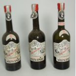 3 Bottles of Vintage Wolfschmidt Kummel. £40/60