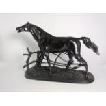Russian Cast Iron Figure of a Horse – Kasli Foundry (11½” high, 16” long). £40/60