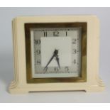 Art Deco Bakelite Mantel Clock. £40/60