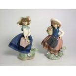 2 Lladro Flower Girls. £30/40