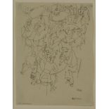 *George Grosz (German 1893-1959)  FW 'CAFE HAUS' Signed and inscribed in ink l.r., also inscribed '