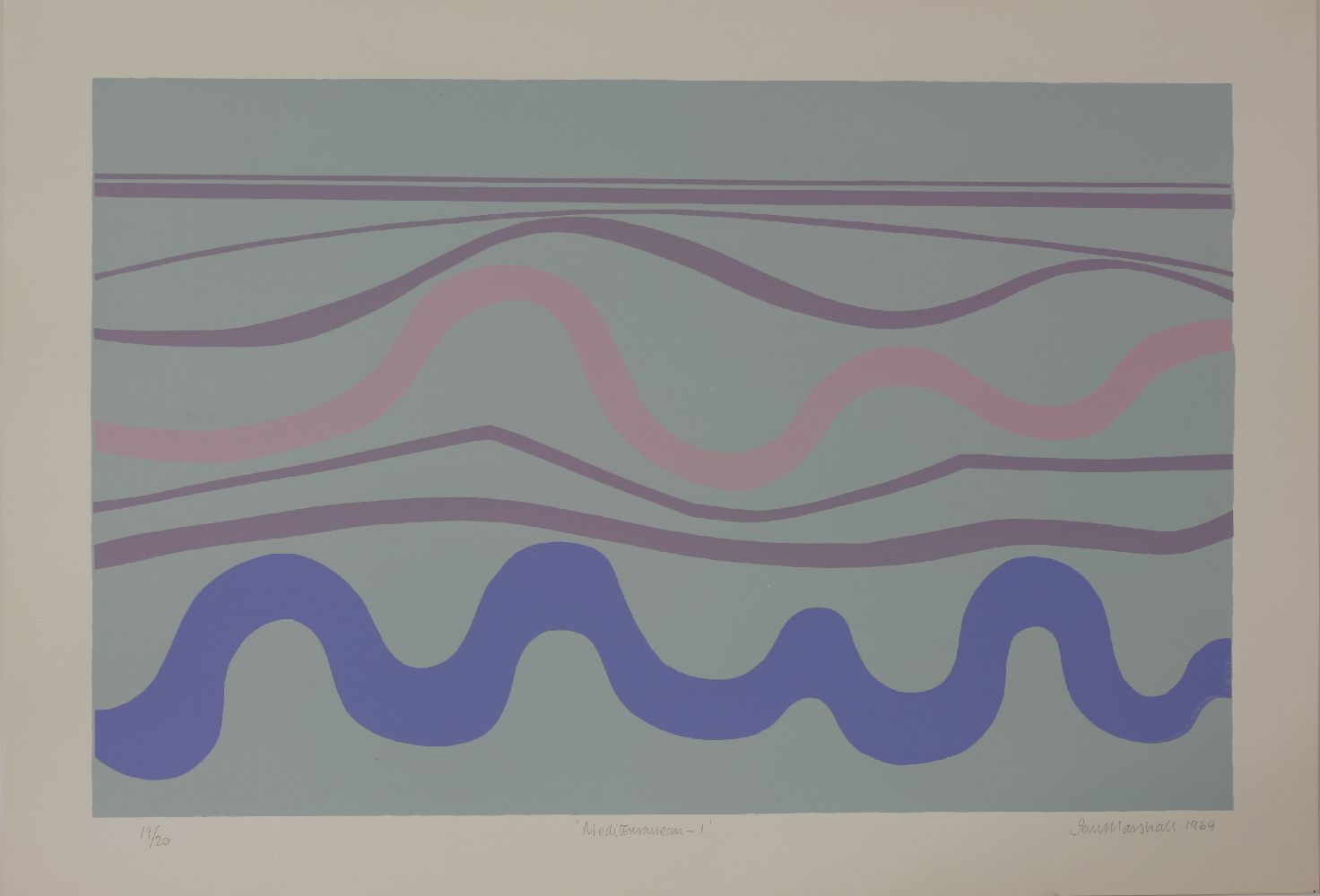 Ian Marshall MEDITERRANEAN SERIES Screenprints, ten, variously signed and numbered in pencil 43 x - Image 3 of 3