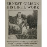 Ernest Gimson, 'His Life and Work', Shakespeare Head Press Limited 204/500 copies, edition number,
