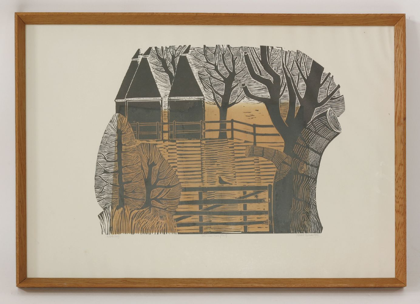 *Robert Tavener (1920-2004)  'COUNTRY GARDEN'  Lithograph, signed in pencil and numbered 7/75  45. - Image 3 of 4