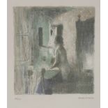 *Bernard Dunstan RA (b.1920) NUDE IN AN INTERIOR Lithograph, signed and numbered 140/240 in pencil