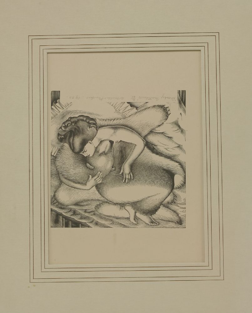 *Agnes Miller Parker (1895-1980) 'DAISY MATTHEWS' Wood engraving, signed, inscribed with title, - Image 2 of 2