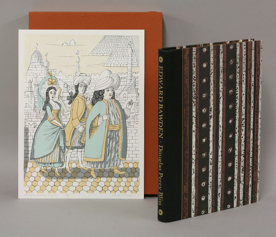 *Douglas Percy Bliss EDWARD BAWDEN The Peadomer Press, in slipcase, with 'NEKAYAH, RASSELAS & IMLAC'