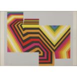 A portfolio of eight screenprints including works by Peter Stroud, Anne Russell and Eric Finlay