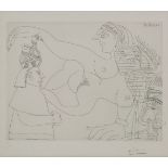 *Pablo Picasso (Spanish, 1881-1968) 'EGYPTIEN ET FEMMES' from the 347 series (Bloch 1811) Etching,
