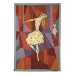 Lars Gynning for Pinton FrŠres, Aubusson, 'Danseuse' a tapestry, signed 'Gynning', with 'PF'