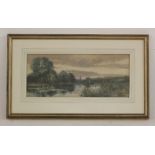 Robert Winchester Fraser (1872-1930)A RIVER LANDSCAPE Signed and dated 1897 l.l., watercolour14 x