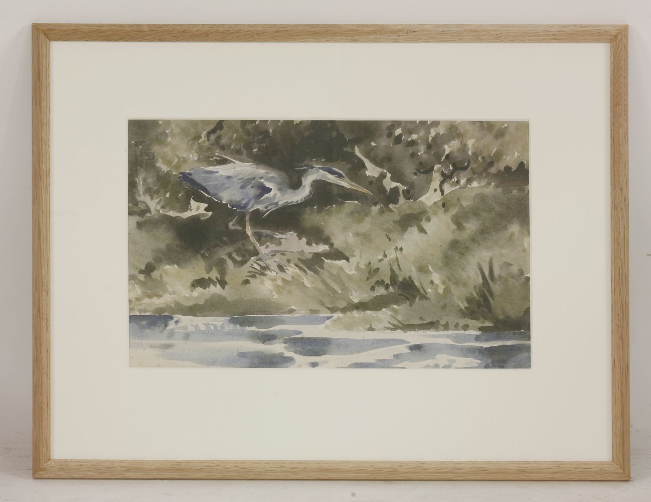 Richard Barrett Talbot Kelly (1896-1971)'HERON, WADEBRIDGE'Signed u.l., watercolour30 x 48cm