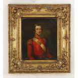 Early 19th century SchoolPORTRAIT OF AN OFFICER IN UNIFORMOil on canvas25 x 22cm