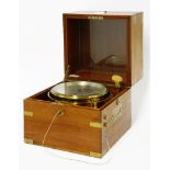 An eight-day marine chronometer, with a 5«in silvered dial, inscribed 'John Morton & Co., 87