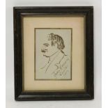 Enrico Caruso (Italian, 1873-1921)CARICATURE OF THE ARTISTSigned and dated 'London 1907', pen and