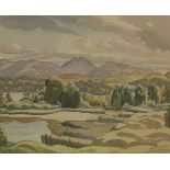 *Ethelbert White (1891-1972)'THE MOUNTAINS OF MOURNE FROM CASTLE WELLAN, COUNTY DOWN'Signed l.r.,