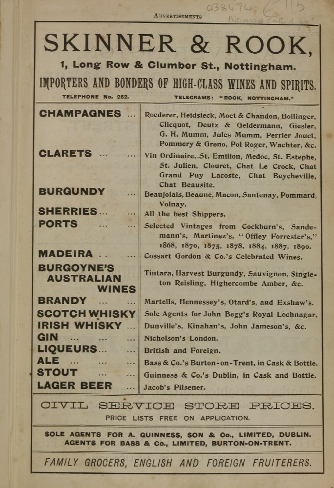 KELLY'S DIRECTORIES:1.  Nottinghamshire, 1908: No Map, original red cloth.  Rebacked with original - Image 3 of 6