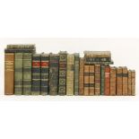 BINDING:Approximately twenty-five leather bound volumes   (qty)