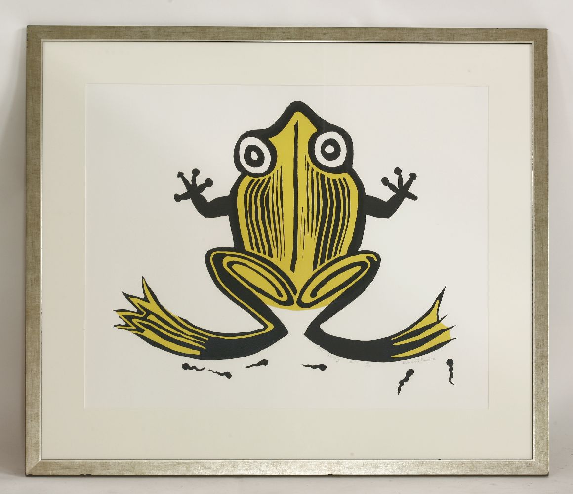 *Edward Bawden RA (1901-1989)'OUR FAMILY II' (Greenwood 188)Linocut, signed and inscribed with title - Image 2 of 7