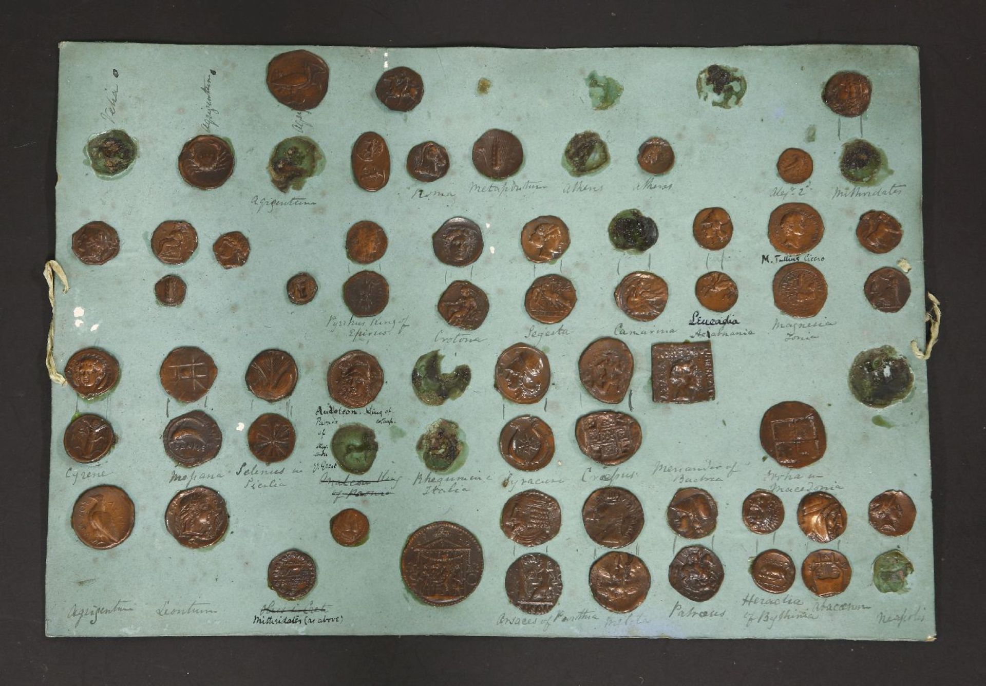 Over two hundred copper electrotyped copies of Greek and Persian Coins, to include: 'Babylonian - Image 2 of 6