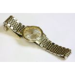 A gentlemen's gold-plated Omega Automatic Seamaster de Ville bracelet watch, c.1960,a circular