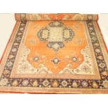 A Persian design carpet, 350 x 250cm approximately