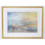 After Turner'FOLKESTONE FROM THE SEA'Limited edition print, numbered 423/50048 x 69cm