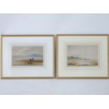 E... WhymperFISHERMAN ON A BEACHSigned and dated 1882 l.r., watercolour 15 x 24cm; andS... N...A