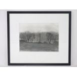 Annabel Gault (b.1952)'VIEW OF NOOR HILL II', 1994Charcoal26 x 35cmProvenance: with the Redfern