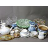 A quantity of ceramics and glassware