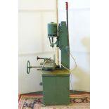 A 'Modern Woodworking Machinery' morticing machine