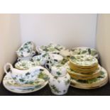 A Coalport ‘Cathay’ pattern part dinner and coffee set
