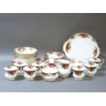 A Royal Albert 'Old Country Roses' part tea/breakfast service