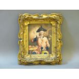 John S No..., early 19th century'CHELSEA PENSIONER' - A SEATED MAN HOLDING A SAUCER OF