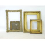 A selection of 18th and 19th century gilded picture frames