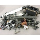 A large quantity of 35mm SLR and other cameras and accessories, to include a Zeiss Ikon 'Symbolica',