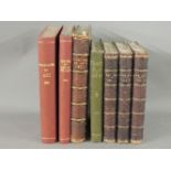 Books, three volumes of 'The Sea', three volumes of Magazine of Art, reproduction Speede county