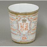 An 1896 Russian Coronation enamel 'Cup of Sorrows'