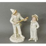 A Royal Worcester sugar sifter, by James Hadley, modelled as a Kate Greenaway child, green factory