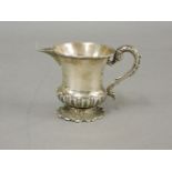 A George IV silver cream jug, Charles Thomas Fox, London 1829, 8.8cm