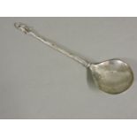 A 17th century? silver apostle spoon