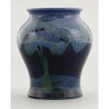 A Moorcroft 'Moonlit Blue' vase, shape no.146, impressed marks, 8cm