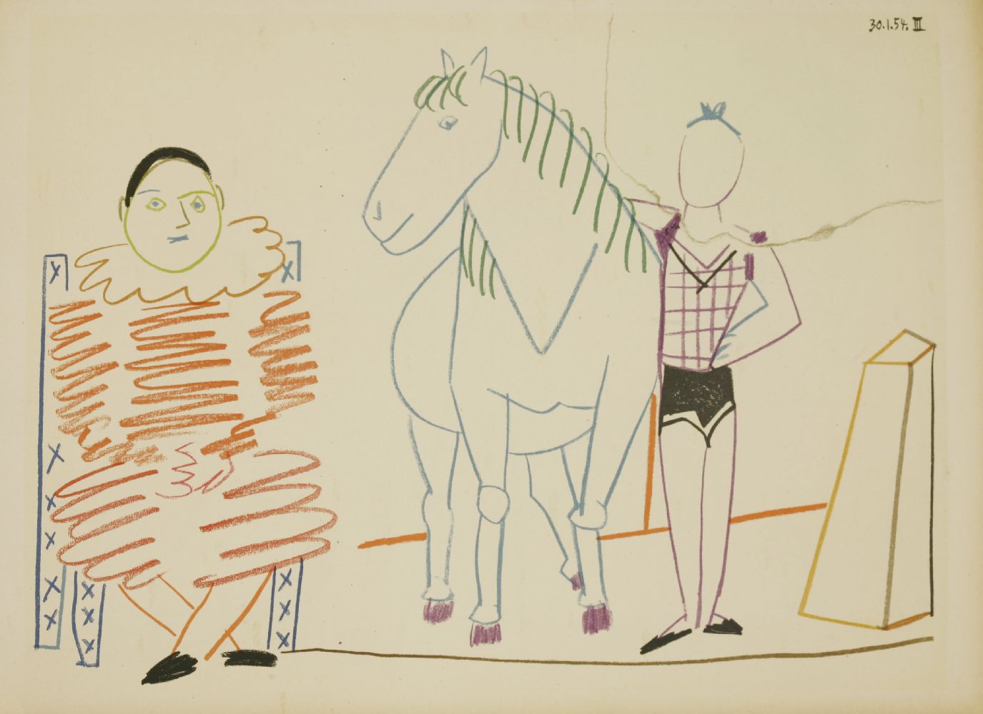 PICASSO:Leiris, Michele: Picasso and the Human Comedy,A Suite of 180 drawings by Picasso. - Image 3 of 3