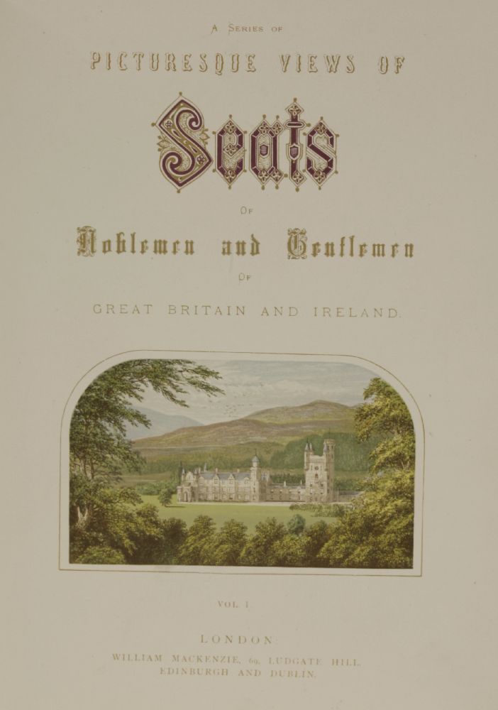 ILLUSTRATED AND PLATE BOOKS:1.  Morris, Rev. F O: Series of Picturesque Views of Seats of the - Image 2 of 8