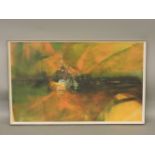 Bruce Beaugeard (British, 20th Century)ABSTRACT LANDSCAPESigned, oil on board, artist label