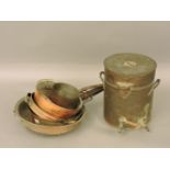 Victorian and later copper pans