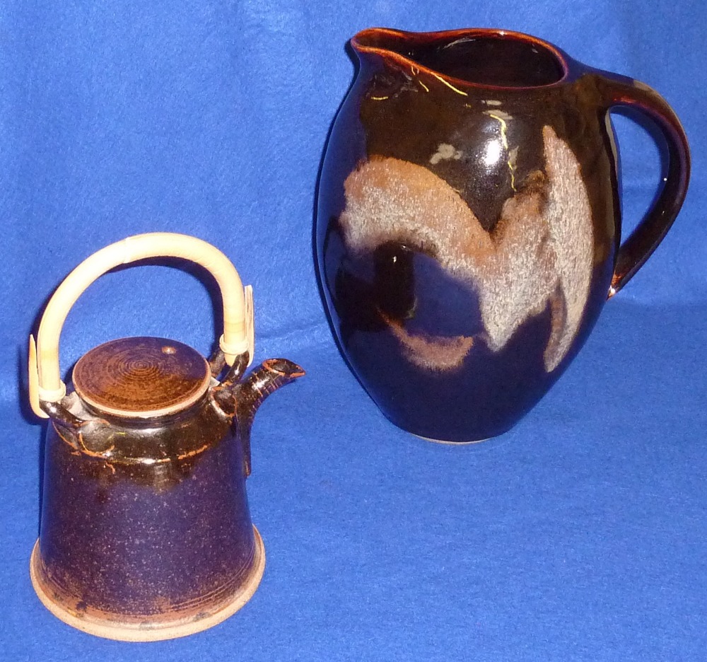 A modern Studio Pottery Jug, predominant